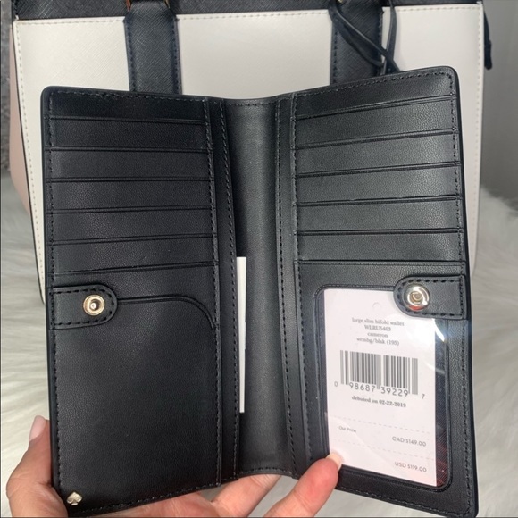 Kate Spade Cameron Laptop Leather Tote /Wallet Set - Picture 7 of 7